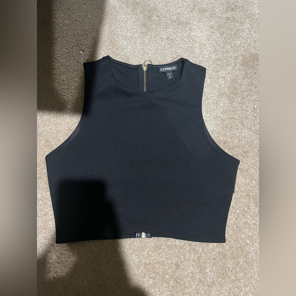 Black Formal Tank Top